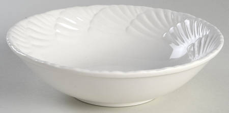 Ocean Jewel White Soup/Cereal Bowl