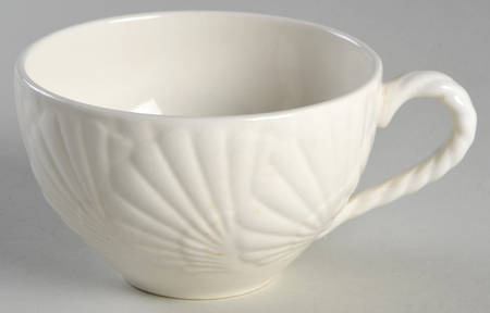 Ocean Jewel White Flat Cup
