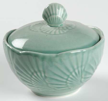 Ocean Jewel Turquoise Sugar Bowl & Lid