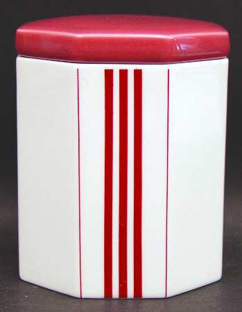 Octet Terra Cotta Sugar Bowl & Lid