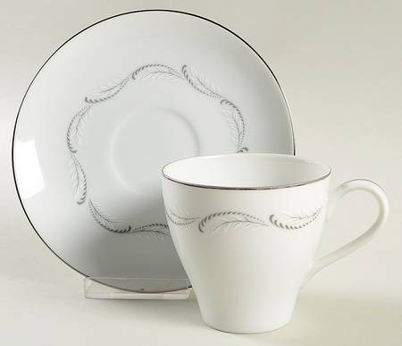 Odette Flat Cup & Saucer Set