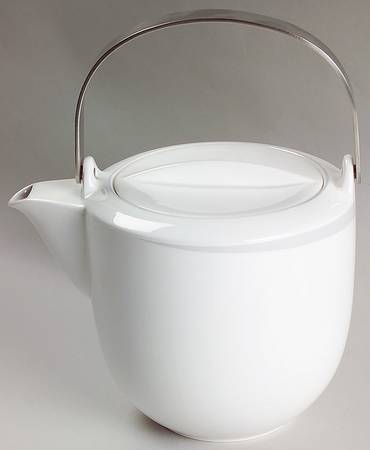Off Center Coffee Pot & Lid