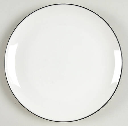 Olympia Black Salad Plate by Mikasa