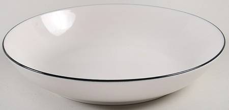 Olympia Black Coupe Soup Bowl