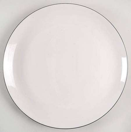 Olympia Black 12" Chop Plate (Round Platter)