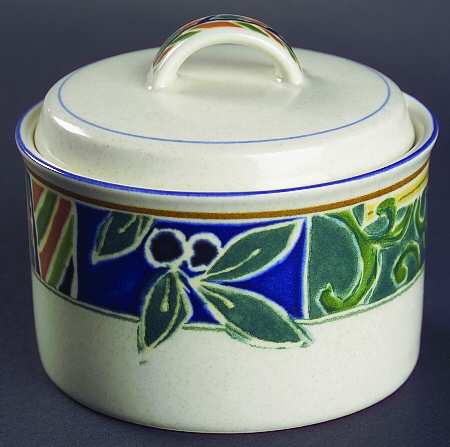 Olive Grove Sugar Bowl & Lid by Mikasa
