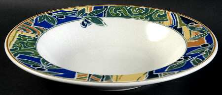 Olive Grove Rim Soup Bowl