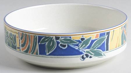 Olive Grove 8" Round Vegetable Bowl