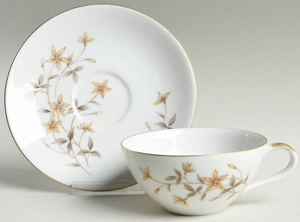 Olivia Flat Cup & Saucer Set