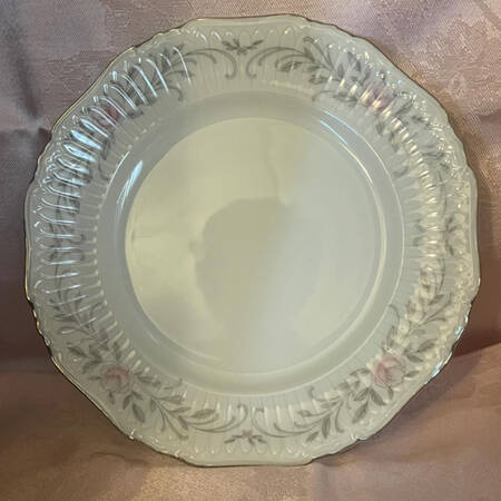 Old Orchid Cake Plate