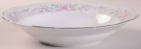 Old Orchid Rim Soup Bowl