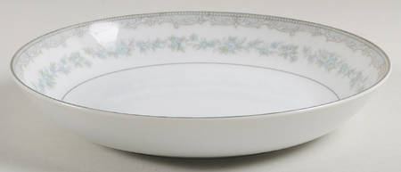 Olympia (Blue Floral Desgn) Coupe Soup Bowl
