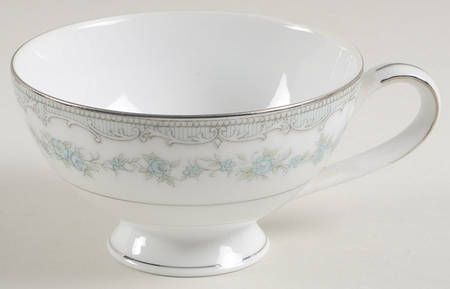 Olympia (Blue Floral Desgn) Footed Cup