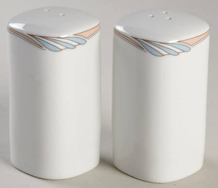 Omega Blue Peach Salt & Pepper Set