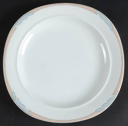 Omega Blue Peach Salad Plate