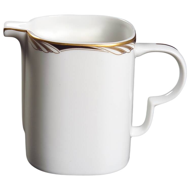 Omega White Black Creamer