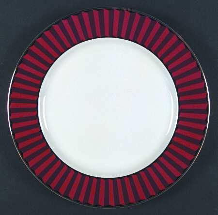 Opera Maroon Dinner Plate