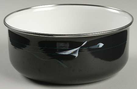 Opus Black 7" Metal Mixing Bowl & Plastic Lid