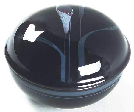 Opus Black 3" Round Box & Lid