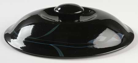 Opus Black Lid for 2 Quart Oval Covered Casserole