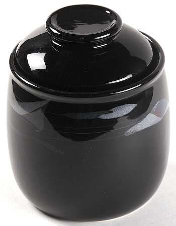 Opus Black Medium Canister & Lid
