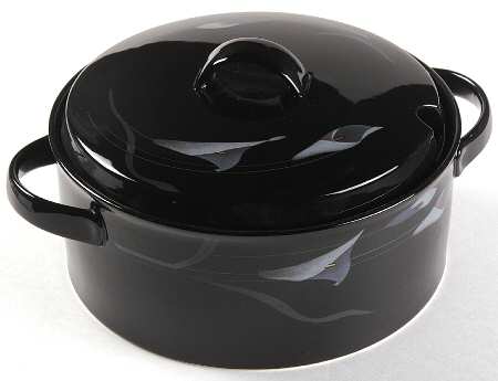 Opus Black Tureen &  Lid by Mikasa
