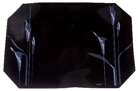Opus Black Vinyl Placemat