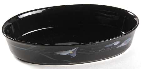 Opus Black 10" Oval Baker