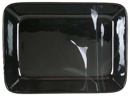 Opus Black 12" Rectangular Baker