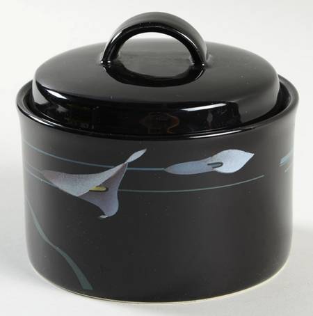 Opus Black Sugar Bowl & Lid
