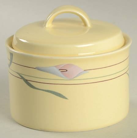 Opus Yellow Sugar Bowl & Lid