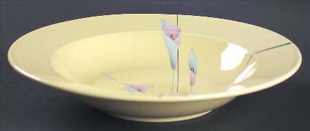 Opus Yellow Large Rim Soup Bowl