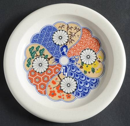 Oriental Charm Salad Plate