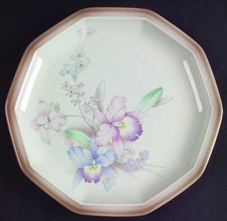 Orchids Salad Plate