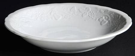 Orchard White Rim Soup Bowl