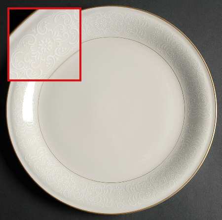Organza Dinner Plate