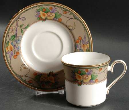 Orchard Legacy Flat Cup & Saucer Set