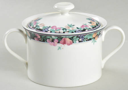 Orchard Mural Sugar Bowl & Lid