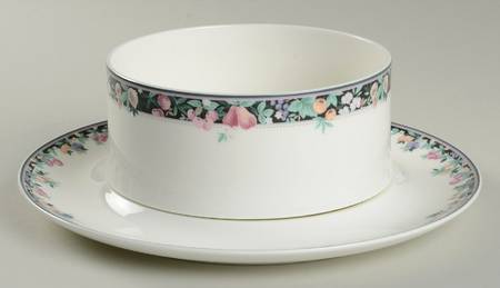 Orchard Mural Gravy Boat & Underplate
