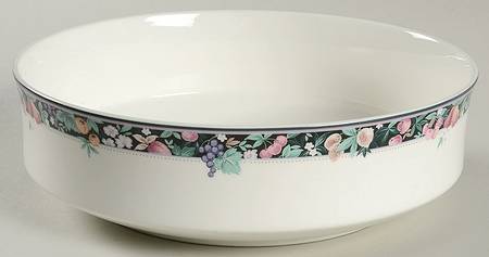 Orchard Mural 9" Round Vegetable Bowl