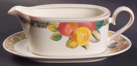 Orchard Odyssey Gravy Boat & Underplate