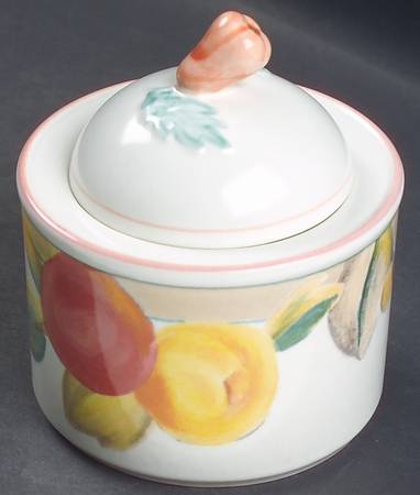 Orchard Odyssey Sugar Bowl & Lid