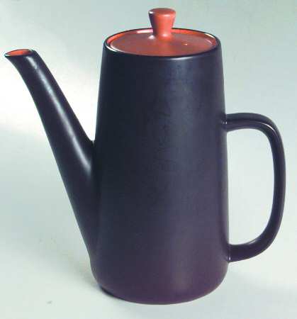 Orange Sherbet Coffee Pot & Lid