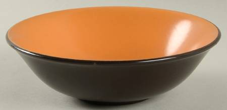 Orange Sherbet Coupe Cereal Bowl
