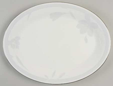 Ovation White 14" Oval Serving Platter
