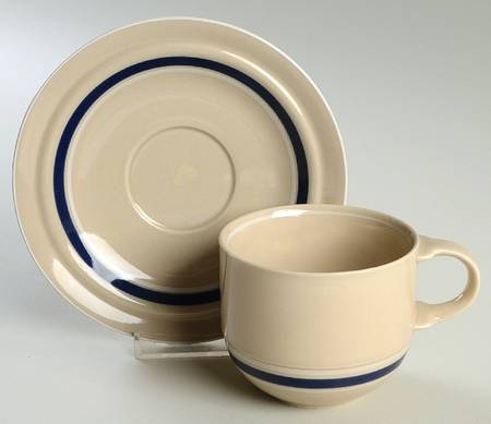 Pacific Beach Flat Cup & Saucer Set