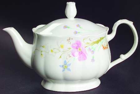 Pastel Bouquet Teapot & Lid