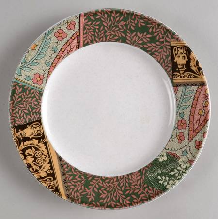 Paisley Brocade Salad Plate