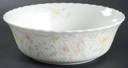 Pastel Garden 9" Round Vegetable Bowl