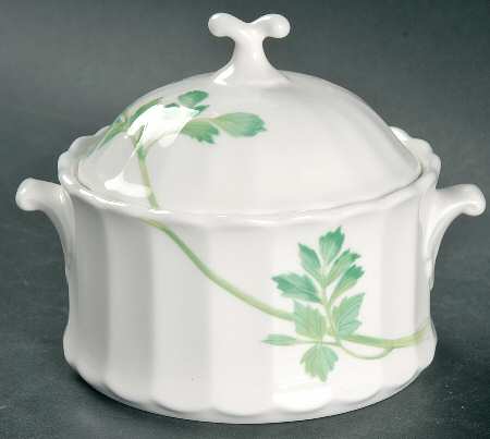 Parsley Hill Sugar Bowl & Lid
